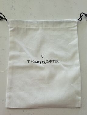 ♻️ Cream Drawstring Toiletry Perfume Dust Bag | Thomson Carter London